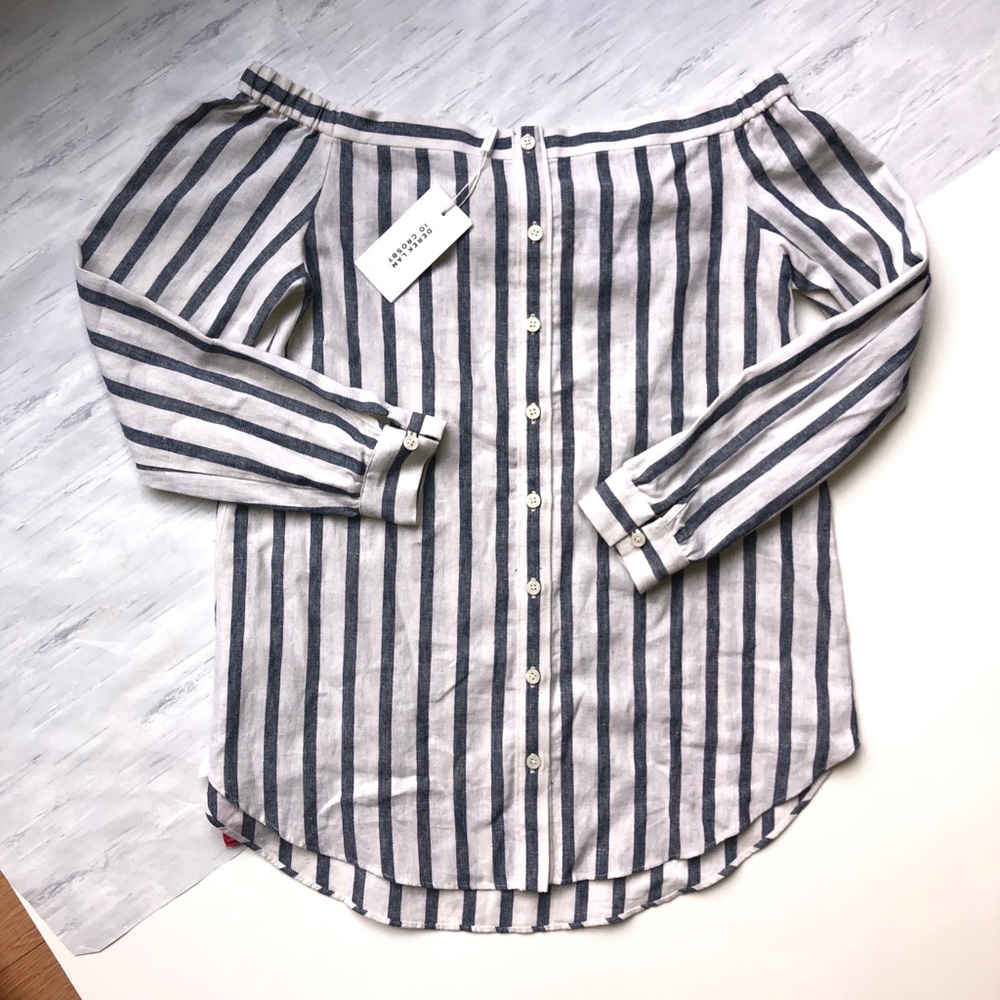 NWT Derek Lam 10 Crosby Off-The-Shoulder Top (2)